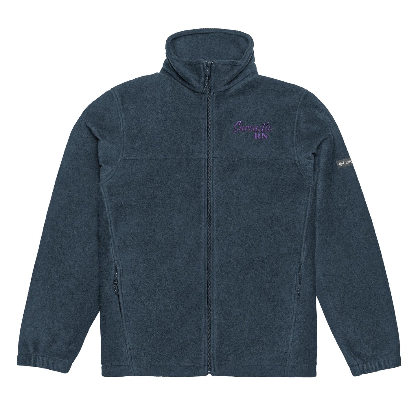 Sarcastic RN Cozy Embroidered Columbia Fleece Jacket | Perfect for Outdoor Adventures, Gift for Him/Her, Winter Wear, Hiking, Campfire Apparel