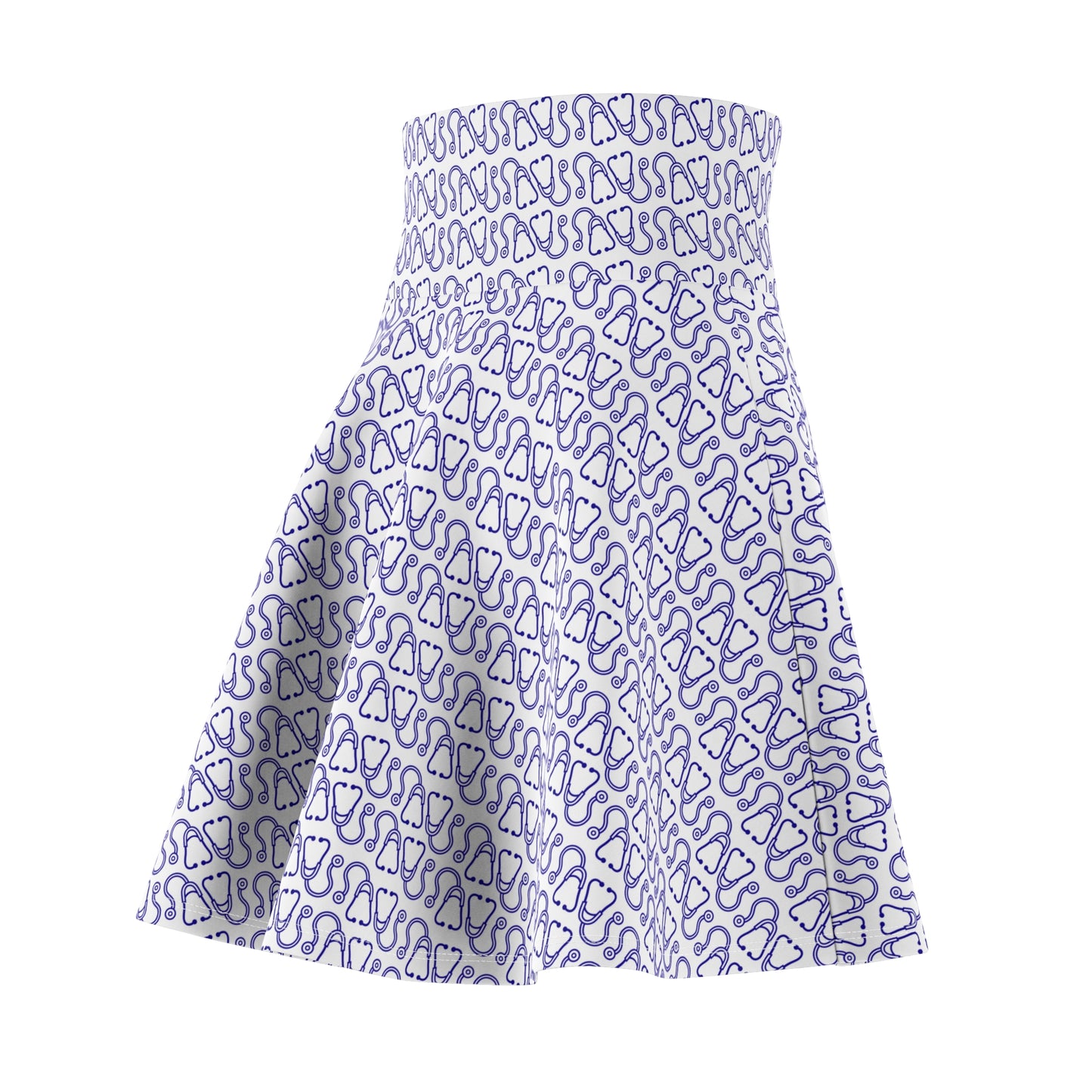 Nurse Skater Skirt, Trendy Stethoscope Women's Clothing, Medical Student Gift, Cute Hospital Apparel, Healthcare Worker Outfit, Nursing