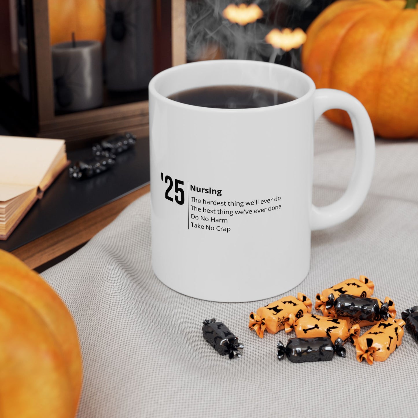 Nurse Week 2025 Unique Ceramic Mug for Coffee Lovers, Inspirational Quotes Mug, Personalized Gift, Office Mugs, Fun Housewarming Gift