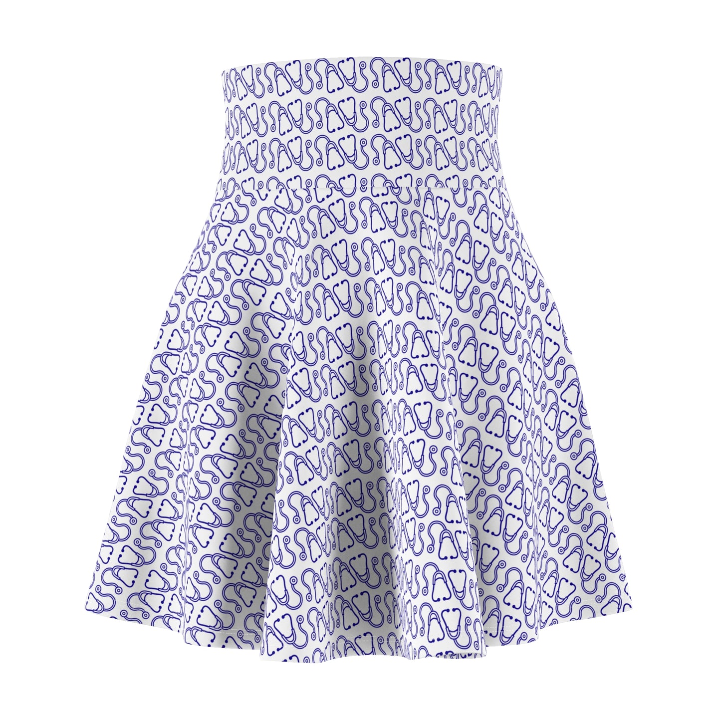 Nurse Skater Skirt, Trendy Stethoscope Women's Clothing, Medical Student Gift, Cute Hospital Apparel, Healthcare Worker Outfit, Nursing