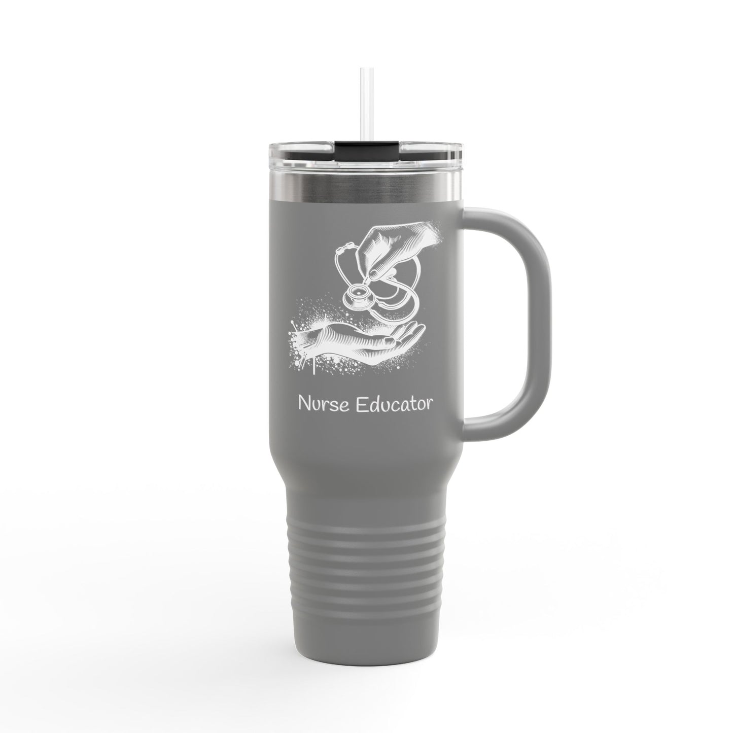 Nurse Educator Insulated Travel Mug, 40oz | Perfect Gift for Nurses, Healthcare Professionals, Teacher Appreciation, Hospital Essentials,