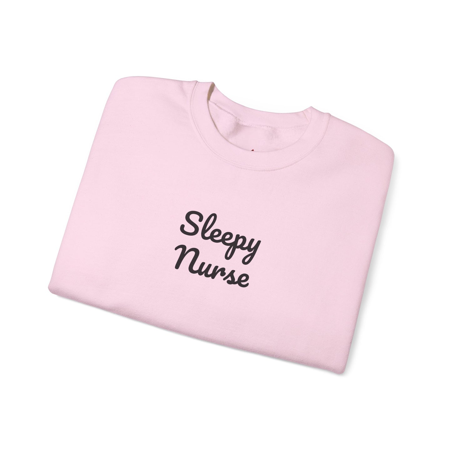 Sleepy Nurse Vibes Unisex Crewneck Sweatshirt - Cozy and Relaxed