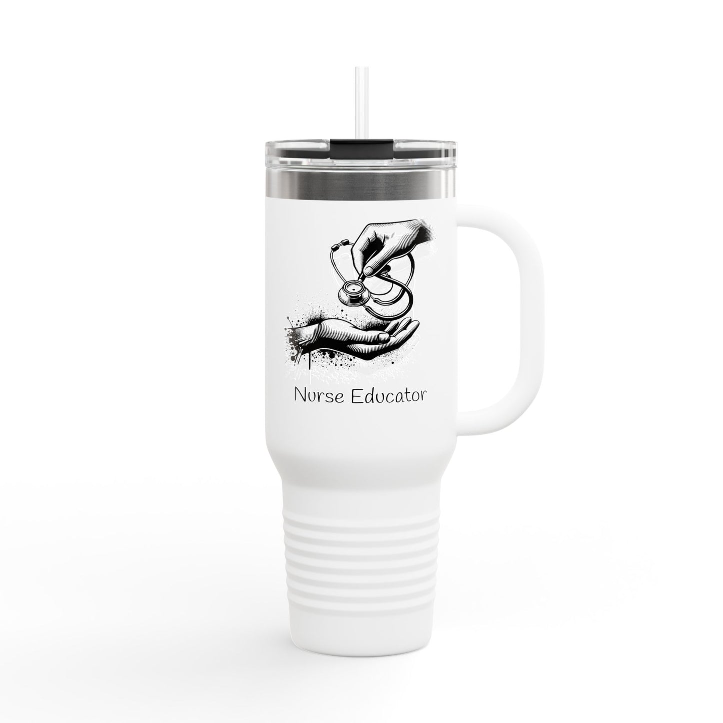 Nurse Educator Insulated Travel Mug, 40oz | Perfect Gift for Nurses, Healthcare Professionals, Teacher Appreciation, Hospital Essentials,