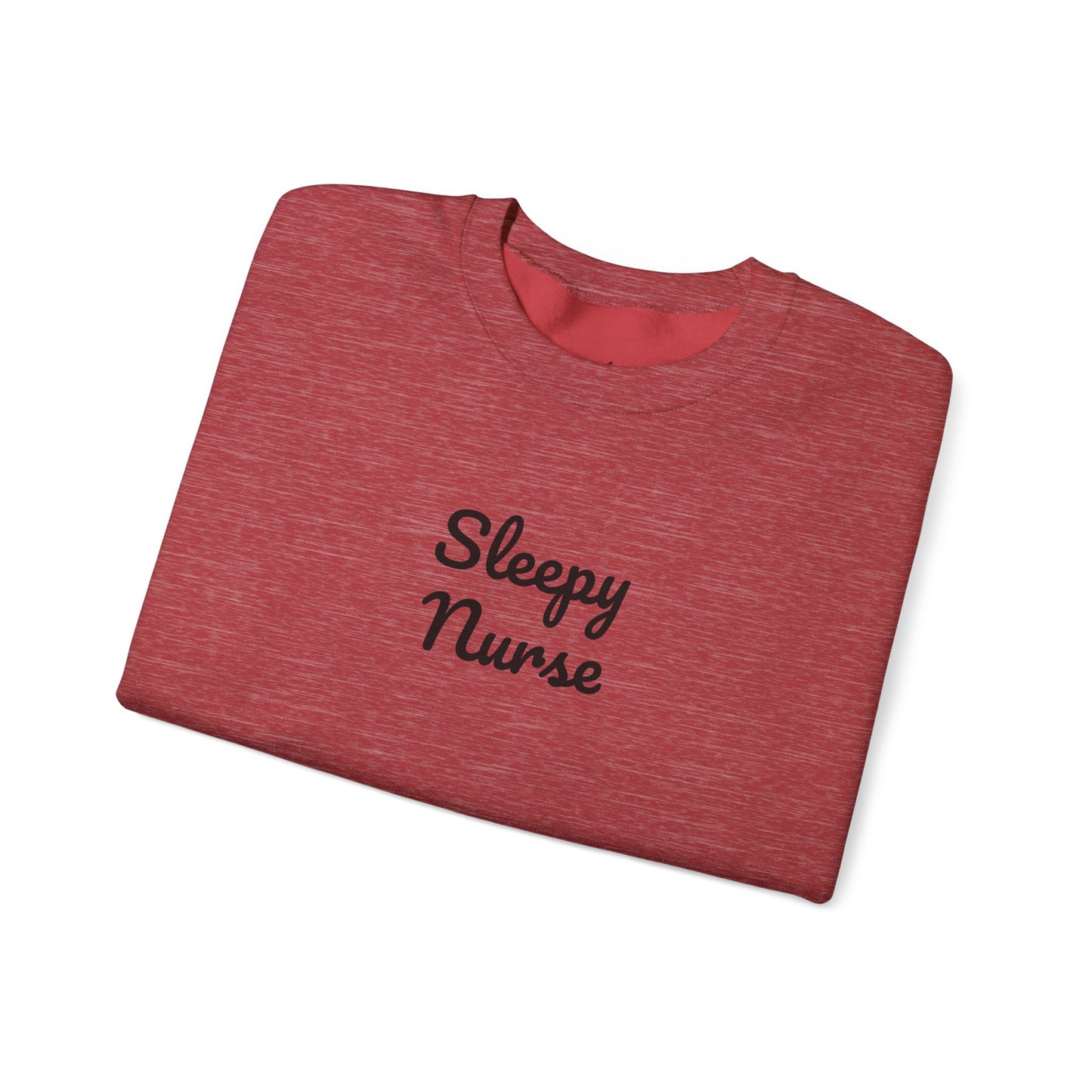 Sleepy Nurse Vibes Unisex Crewneck Sweatshirt - Cozy and Relaxed