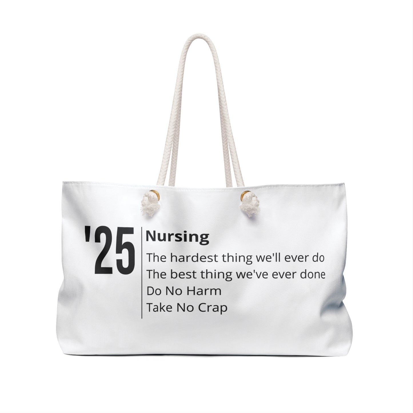 Nurse Weekender Bag - Celebration Tote for Nurses - It's Nurse Week 2025