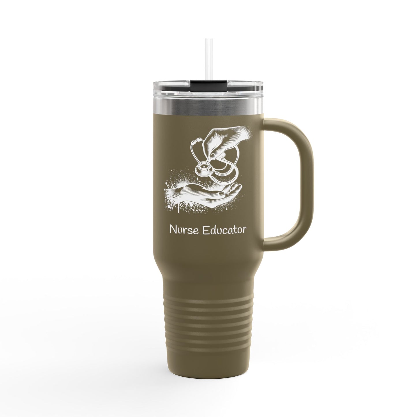 Nurse Educator Insulated Travel Mug, 40oz | Perfect Gift for Nurses, Healthcare Professionals, Teacher Appreciation, Hospital Essentials,
