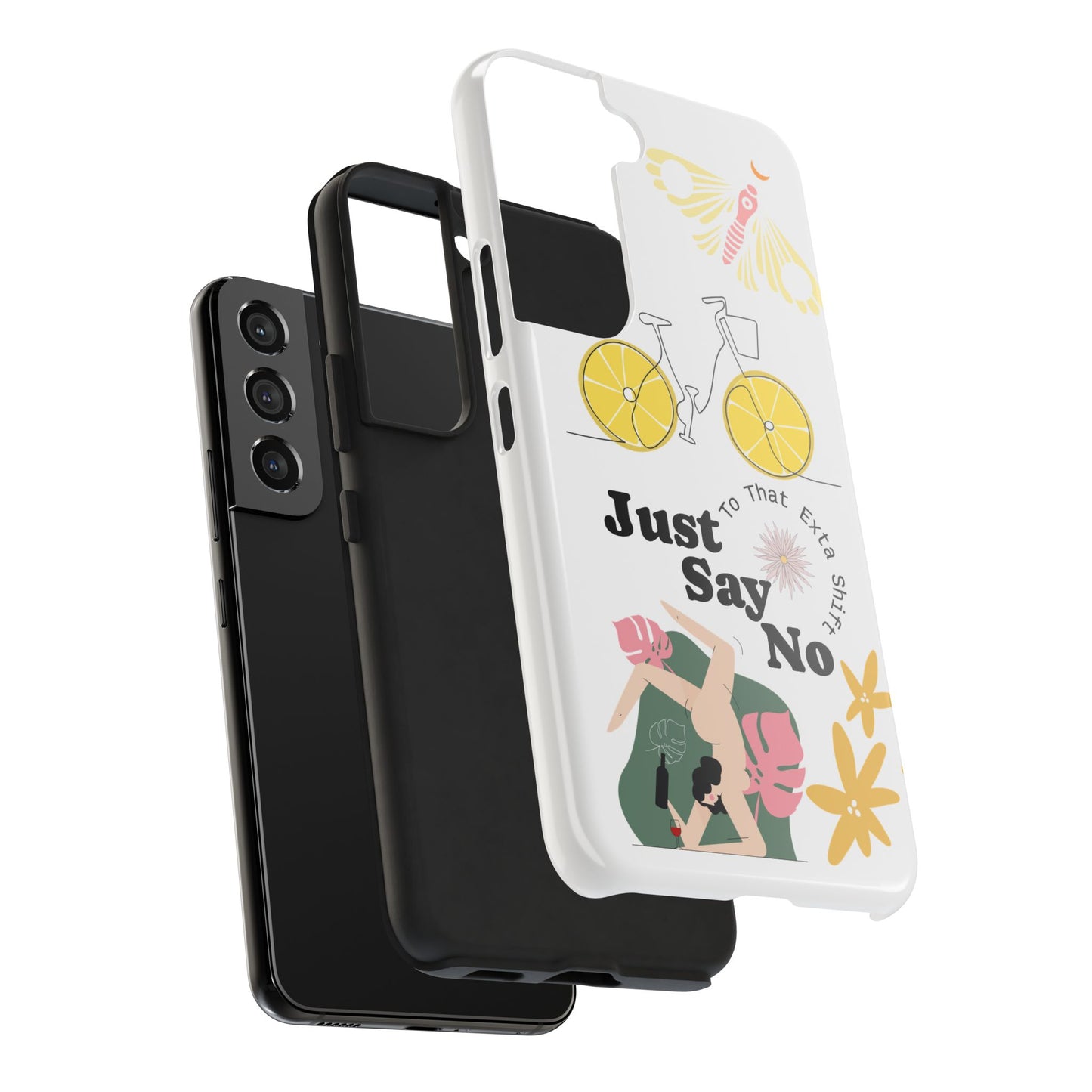 Just Say No Tough Phone Case - Stylish Protection for Empowered Individuals