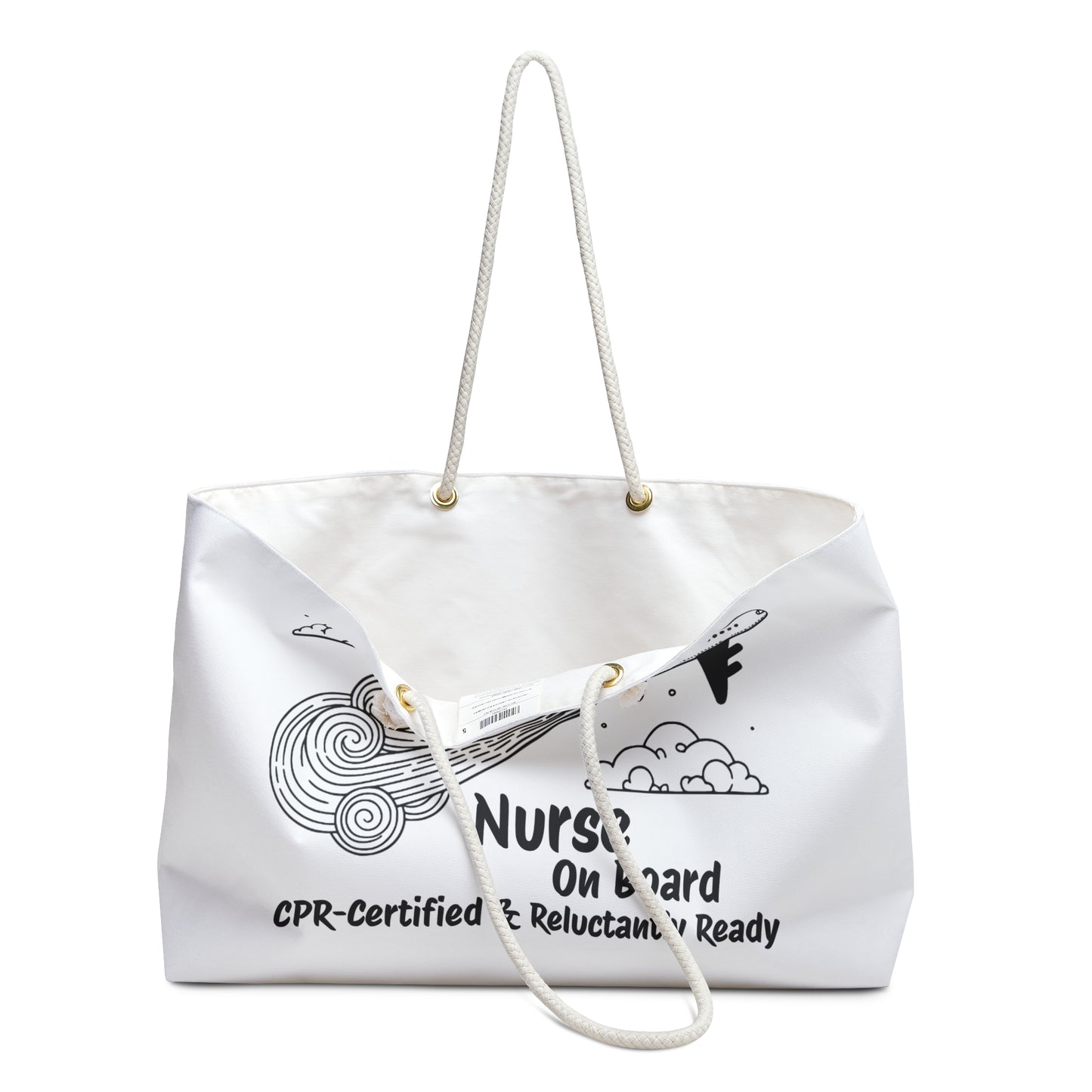 Nurse Travel Weekender Bag - Ideal Gift for Nurses, Vacation Bag, Hospital Shift Tote, Air Travel Essentials, Funny Nurse Gift