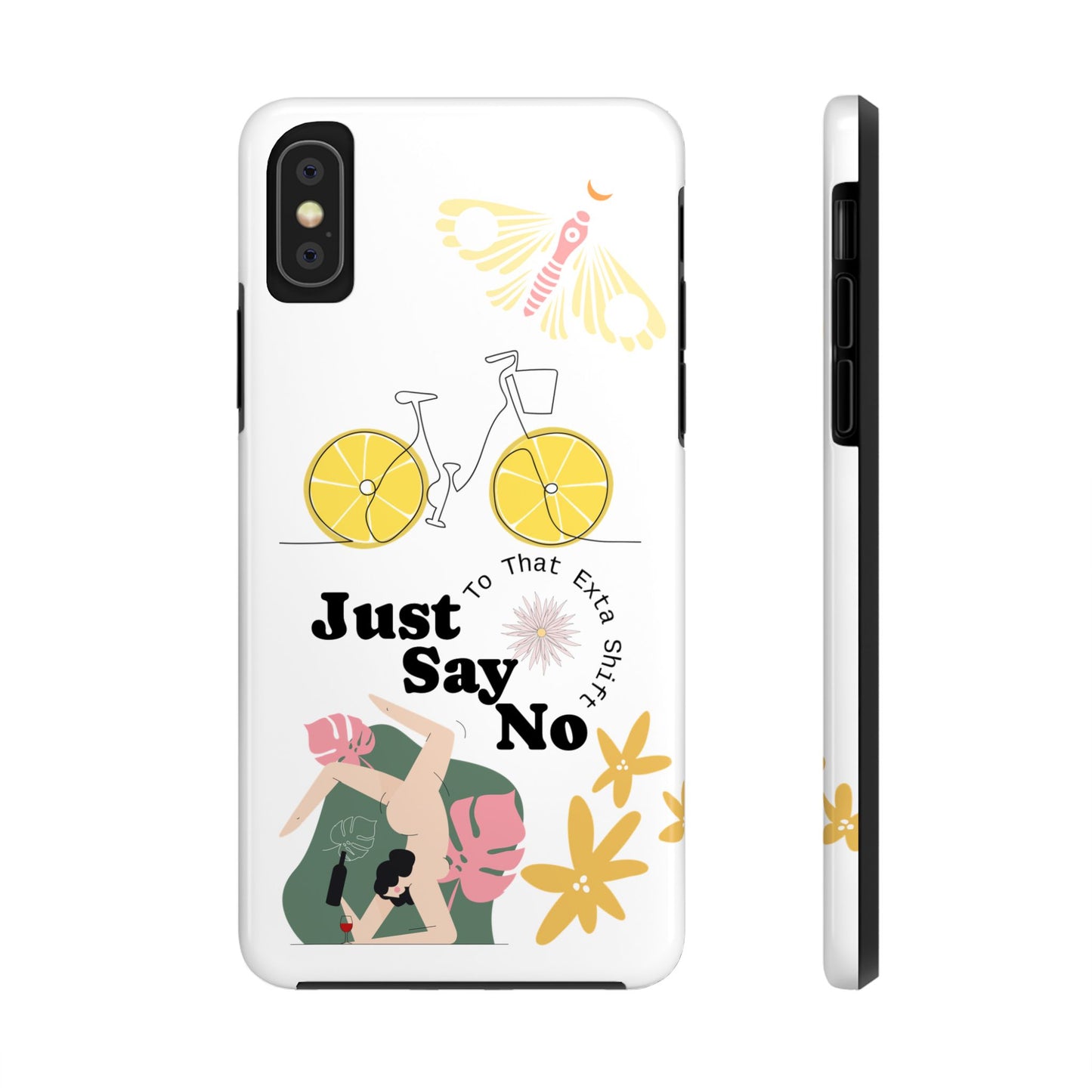 Just Say No Tough Phone Case - Stylish Protection for Empowered Individuals